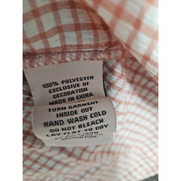 Nanette Lepore Women's Pink Neck Sleeveless Blouse Tank Check Gingham Size XL - Picture 4 of 9